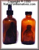 amber storage bottle spraybottle combo